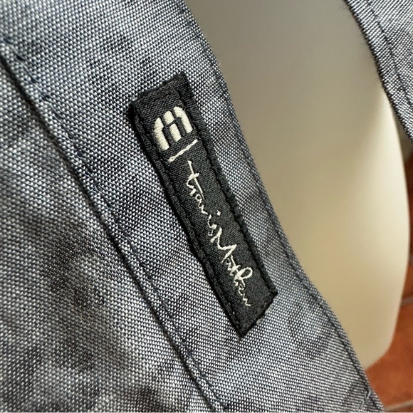 Travis Mathew Reverse-Patterned Button-Down Shirt - Picture 9 of 9